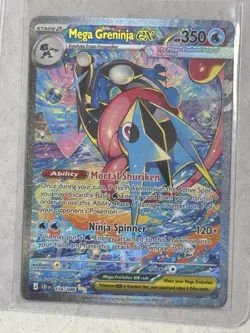 Mega Greninja EX 116/086 SIR Chaos Rising Pokemon TCG - Image 2
