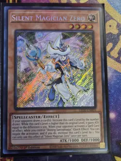 Yu-Gi-Oh! Silent Magician Zero LEDE-EN003 Legacy of Destruction 1st Edition Mint - Image 1