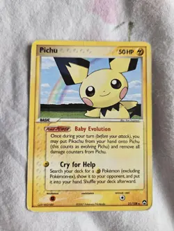 Pokemon Pichu Card 21/108 EX Power Keepers - Image 1