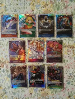 One Piece TCG Super Rare Lot ×10 English (No Duplicates) (B) - Image 1