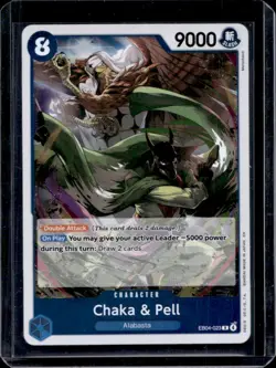 2026 One Piece The Azure Sea's Seven Chaka & Pell Rare Foil #EB04-023 - Image 1