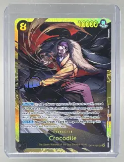 Crocodile 2026 One Piece Azure Sea's Seven #OP14-120 Secret Rare (A) - Image 1