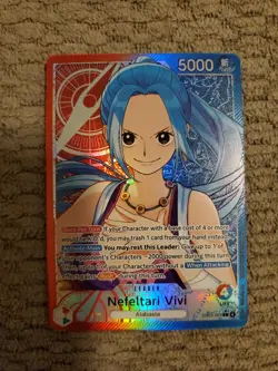 Nefeltari Vivi Alt Art Leader EB03-001 Extra Booster Heroine's Edition One Piece - Image 1