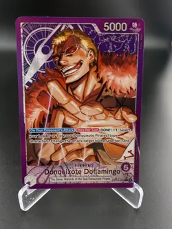 Donquixote Doflamingo Alternate Art OP14-060 The Azure Sea's Seven One Piece NM - Image 1