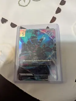 Gundam Aerial Rebuild (Newtype Challenge 2025 Mission1) - Promo Card, NM/Mint - Image 2