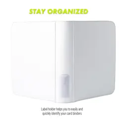 Toploader Binder Holds 160 Top Loaders, 4-Pocket Side Loading Card Storage Bi... - Image 5