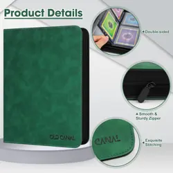 Top Loader Binder, 4 Pockets Card Binder Holds 112 Top Loaders, Premium Tradi... - Image 5