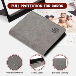 Toploader Binder, 4 Pocket Top Loader Card Binder Holds 112 Toploaders for Tr... - Image 2