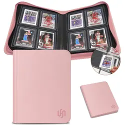 Toploader Binder, 4 Pocket Top Loader Card Binder Holds 112 Toploaders for Tr... - Image 1