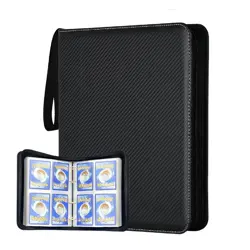 Trading Card Binder with 400 Pockets, Zipper Closure, Card Collection Album w... - Image 1