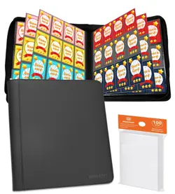 12 Pocket Card Binder, 864 Pockets Side Loading Trading Card Collection Binde... - Image 1