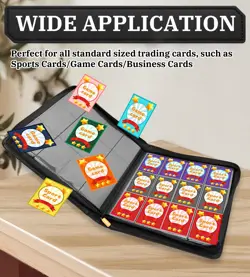 12 Pocket Card Binder, 864 Pockets Side Loading Trading Card Collection Binde... - Image 5