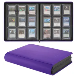 9-Pocket Toploader Binder, Holds 360 3" x 4" Rigid Card Holders, Top Loader C... - Image 1
