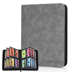 Top Loader Card Binder, Holds 112 Top Loaders Storage, 4 Pockets with Sleeves... - Image 1