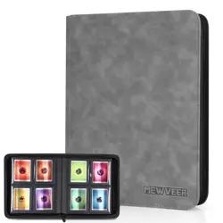 Top Loader Card Binder, Holds 112 Top Loaders Storage, 4 Pockets with Sleeves... - Image 2