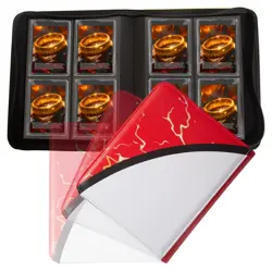 Toploader Card Binder,4 Pocket(3x 4") Holds 112+ Toploaders，Double-Sided Pock... - Image 1