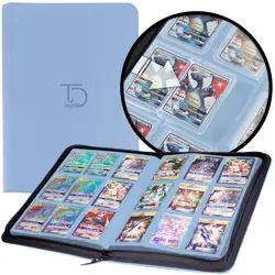 200 TopLoader Binder - 9 Pocket Card Binder Album - TCG Secure Storage Sleeve... - Image 1