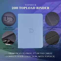 200 TopLoader Binder - 9 Pocket Card Binder Album - TCG Secure Storage Sleeve... - Image 3