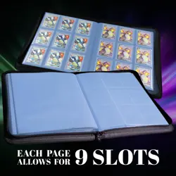 200 TopLoader Binder - 9 Pocket Card Binder Album - TCG Secure Storage Sleeve... - Image 5