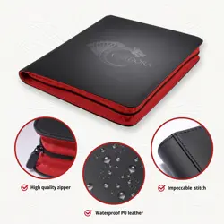 Toploader Binder - Holds 252-9 Pocket Trading Card Binder - 3"x4" Cards - Rin... - Image 5