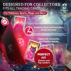 Toploader Binder - Holds 252 Toploaders, 9 Pocket Top Loader Binder For Card ... - Image 3