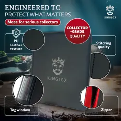 Toploader Binder - Holds 252 Toploaders, 9 Pocket Top Loader Binder For Card ... - Image 4