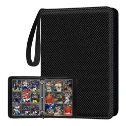 Trading Card Binder 9 Pocket, Toploader Binder with 900-Capacity Double-Sided... - Image 1