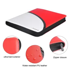 9-Pocket Toploader Binder, Top Loader Card Storage Album Compatible with 288 ... - Image 3