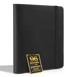 Toploader Binder Holds 96+ Toploaders - 4 Pocket Top Loader Card Storage Case... - Image 1