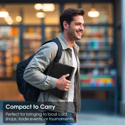 Toploader Binder Holds 96+ Toploaders - 4 Pocket Top Loader Card Storage Case... - Image 2