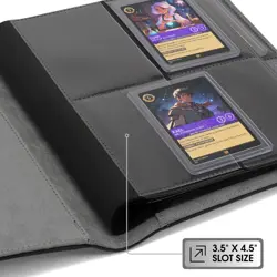 Toploader Binder Holds 96+ Toploaders - 4 Pocket Top Loader Card Storage Case... - Image 5