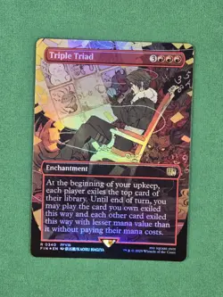 MTG Triple Triad 340 (Borderless) Foil Final Fantasy Magic The Gathering - Image 3