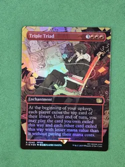 MTG Triple Triad 340 (Borderless) Foil Final Fantasy Magic The Gathering - Image 5