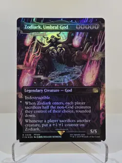 MTG Zodiark, Umbral God (Borderless) Foil FINAL FANTASY Magic the Gathering - Image 1