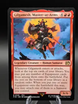MTG: Gilgamesh, Master at Arms | Non-foil | Final Fantasy | NM Pack Fresh | - Image 1