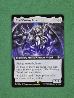 MTG The Warring Triad (Extended Art) Regular Commander: Final Fantasy - Image 3