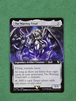 MTG The Warring Triad (Extended Art) Regular Commander: Final Fantasy - Image 5