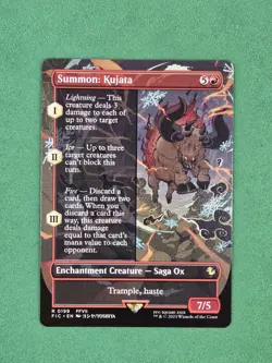 MTG Summon: Kujata (Borderless) Commander: Final Fantasy Regular - Image 3