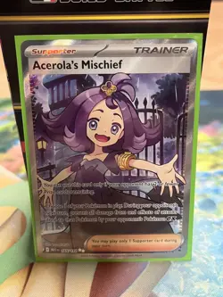 Pokemon TCG - Mega Evolution Acerola's Mischief - #165/132. ship now English - Image 1