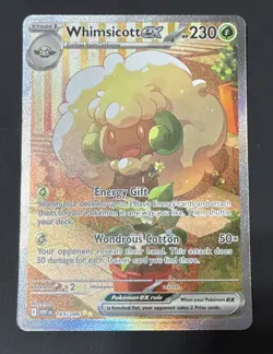Whimsicott Ex 165/086 Special Illustration Rare - Pokemon White Flare English NM - Image 3