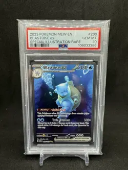 2023 Pokemon Blastoise EX 200/165 Special Illustration PSA 10 - Image 1