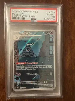 2024 Pokemon Shrouded Fable Dusclops Illustration #069 PSA 10 GEM MT - Image 1