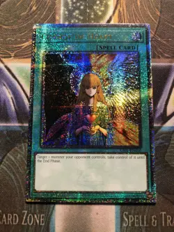 *** CHANGE OF HEART *** QUARTER CENTURY SECRET RARE RA01-EN050 YUGIOH! - Image 1