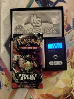 VERY HEAVY! 🔥22.56g Pokemon TCG Perfect Order Booster Pack Factory Sealed ✅ - Image 1