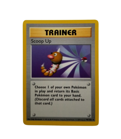 Pokemon TCG Scoop Up 78/102 Base Set Shadowless Rare Non Holo MP - Image 1