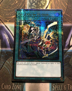 *** DIMENSION FUSION *** QUARTER CENTURY SECRET RARE RA03-EN136 YUGIOH! - Image 1