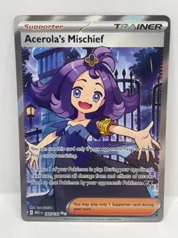 Acerola's Mischief Ultra Rare Pokemon TCG Mega Evolutions 165/132 - Image 1