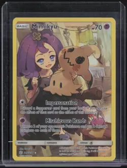 2019 Pokemon Sun & Moon Cosmic Eclipse Secret #245 Mimikyu - Image 1