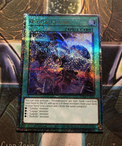 *** ONOMATOPAIRA *** QUARTER CENTURY SECRET RARE RA04-EN089 YUGIOH! - Image 1