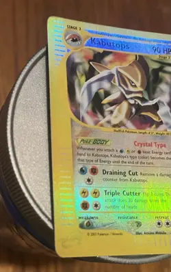 Kabutops Crystal Skyridge Reverse Holo 150/144 [HP] Pokemon E Series - Image 5